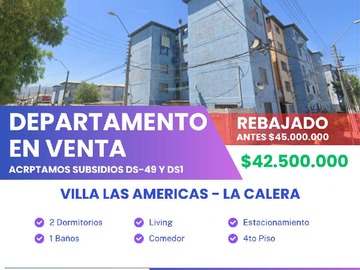 Venta / Departamento / La Calera