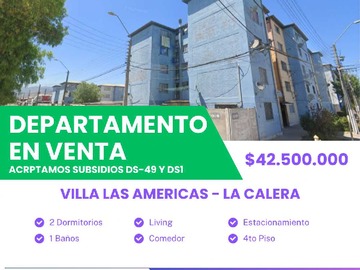 Venta / Departamento / La Calera