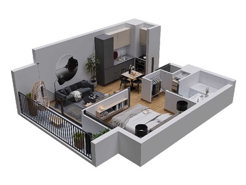 Venta / Departamento / La Cisterna