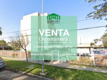 Venta / Departamento / La Cisterna