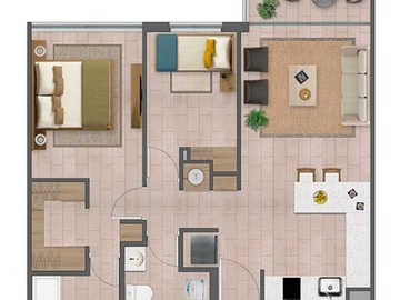 Venta / Departamento / La Florida