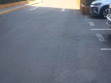 vista dede estacionamiento de visita a entrada oriente