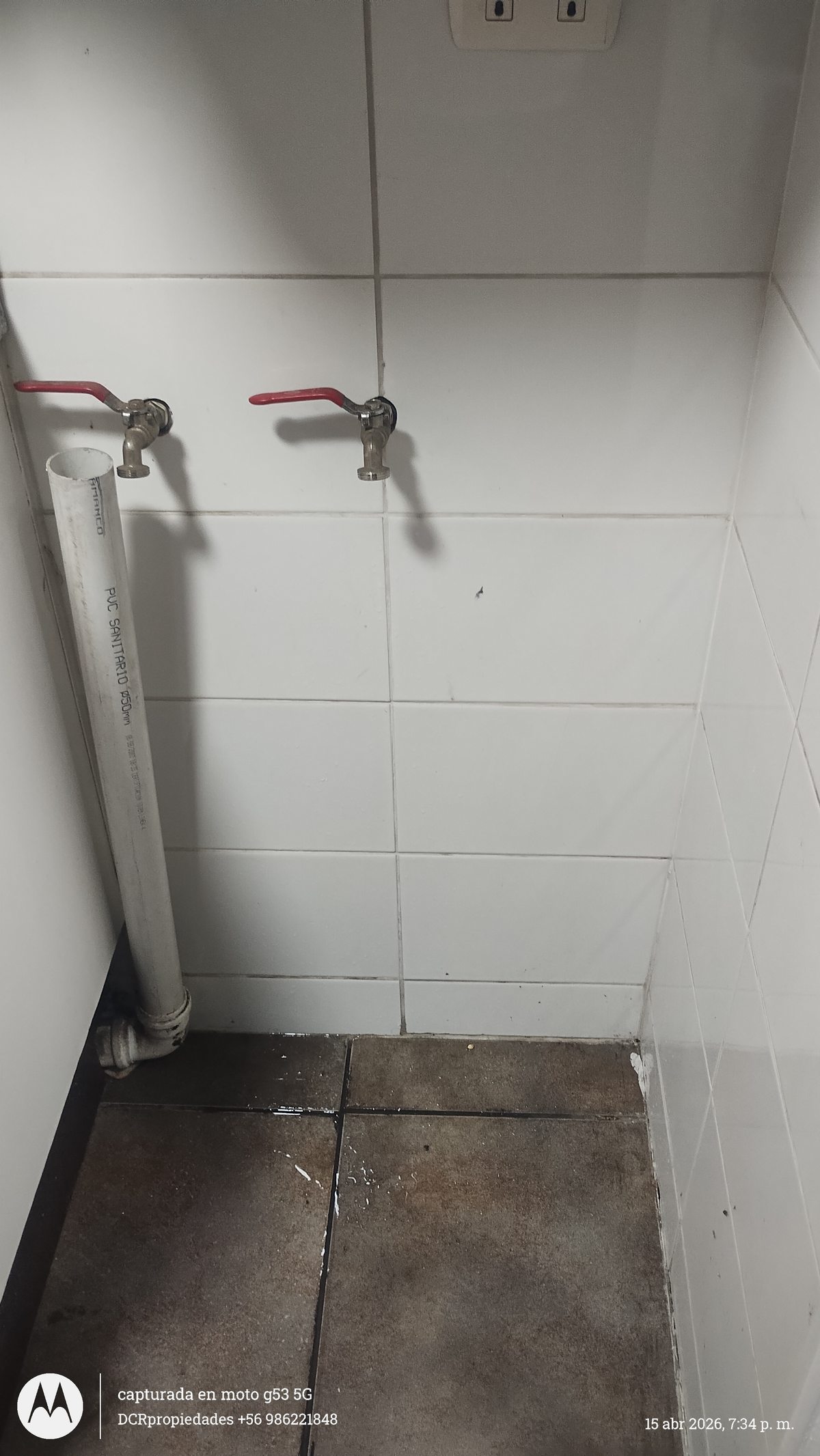 Instalacion para lavadora