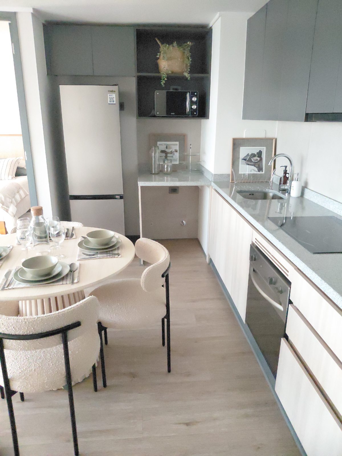 Dpto 1d1b - cocina equipamiento 🔌