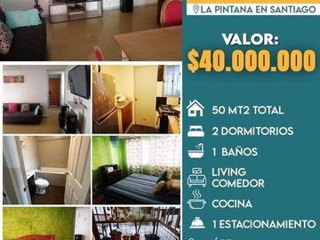 Venta / Departamento / La Pintana