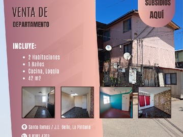 Venta / Departamento / La Pintana