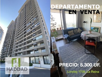 Venta / Departamento / La Reina