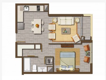 Venta / Departamento / La Reina