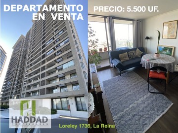 Venta / Departamento / La Reina