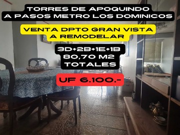 Venta / Departamento / Las Condes