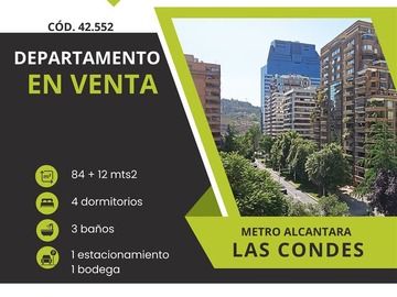 Venta / Departamento / Las Condes