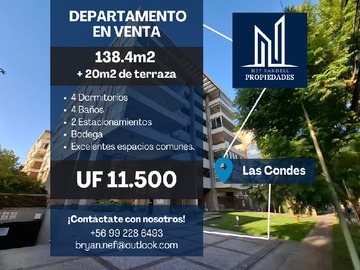 Venta / Departamento / Las Condes