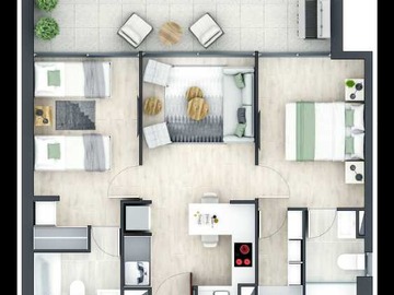 Venta / Departamento / Las Condes