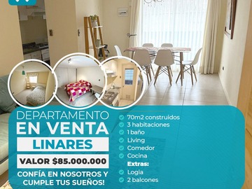 Venta / Departamento / Linares