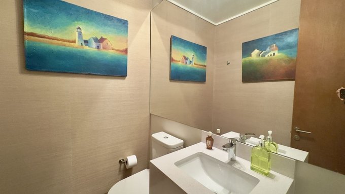 Baño visita