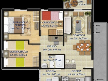 Venta / Departamento / Los Ángeles