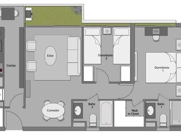 Venta / Departamento / Macul