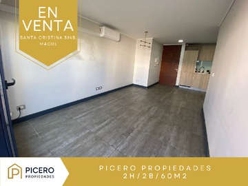 Venta / Departamento / Macul