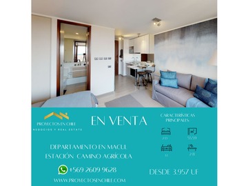 Venta / Departamento / Macul