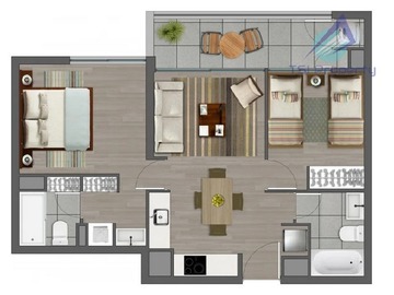 Venta / Departamento / Macul