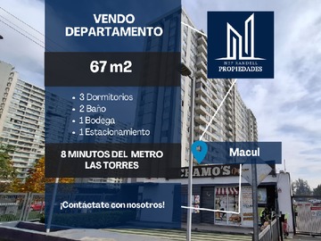 Venta / Departamento / Macul