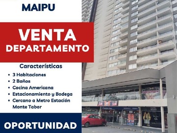 Venta / Departamento / Maipú