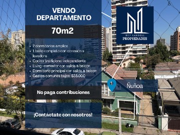 Venta / Departamento / Ñuñoa