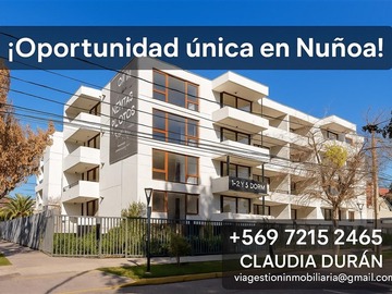 Venta / Departamento / Ñuñoa