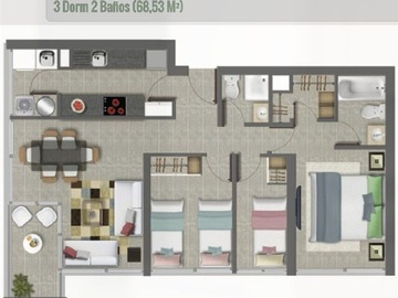 Venta / Departamento / Ñuñoa