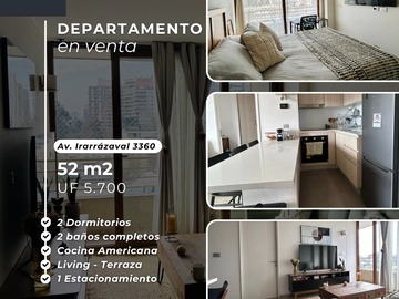 Venta / Departamento / Ñuñoa