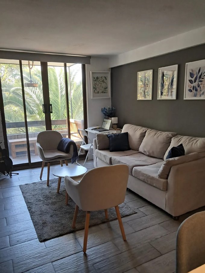 Living con acceso a terraza