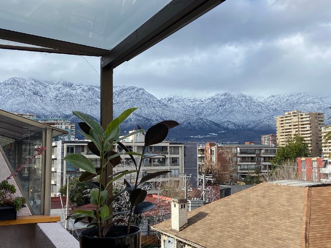 Terraza 2 vista cordillera