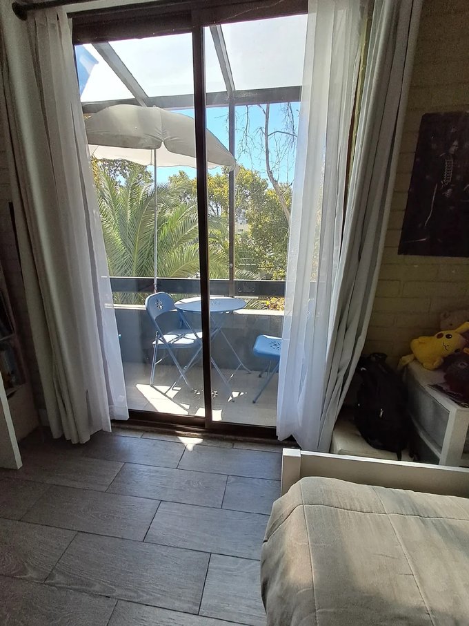 Terraza compartida por 2 dormitorios