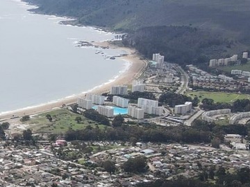 Vista aérea ubicación condominio Papudo Laguna