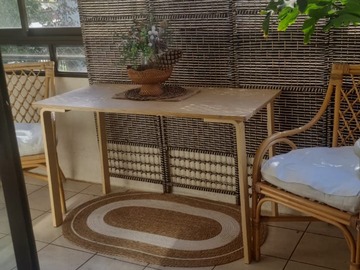 Terraza cerrada ventanales