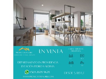 Venta / Departamento / Providencia