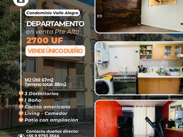 Venta / Departamento / Puente Alto