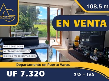 Venta / Departamento / Puerto Varas