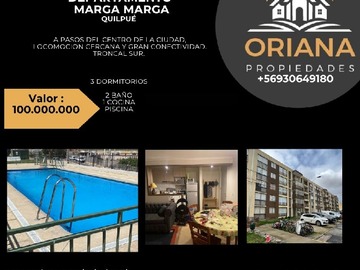 Venta / Departamento / Quilpué