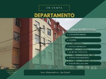 Venta / Departamento / Quilpué
