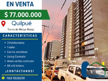 Venta / Departamento / Quilpué