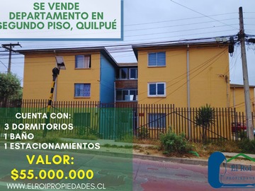 Venta / Departamento / Quilpué