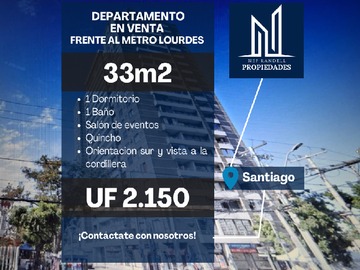 Venta / Departamento / Quinta Normal
