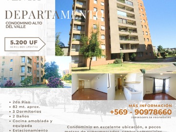 Venta / Departamento / Rancagua