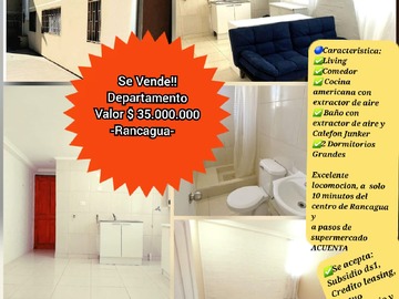 Venta / Departamento / Rancagua