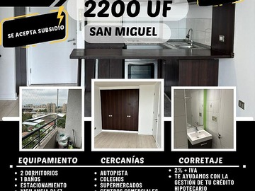 Venta / Departamento / San Miguel