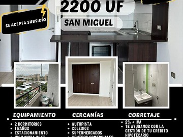 Venta / Departamento / San Miguel