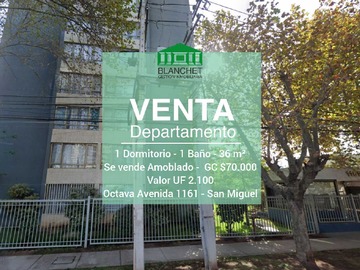 Venta / Departamento / San Miguel