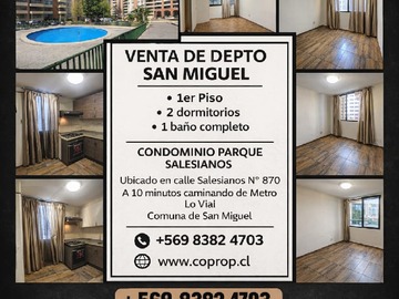 Venta / Departamento / San Miguel