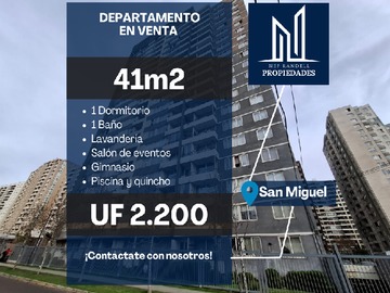 Venta / Departamento / San Miguel